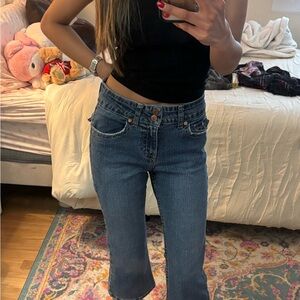 Vintage Denim Capris in 0